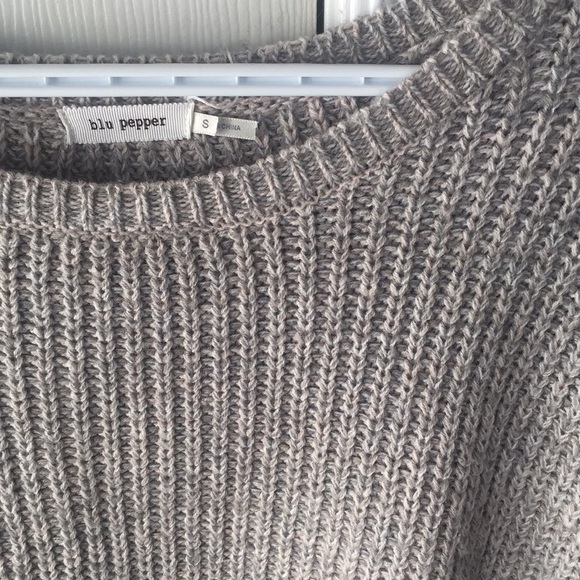 Knitted grey sweater - Picture 4 of 4